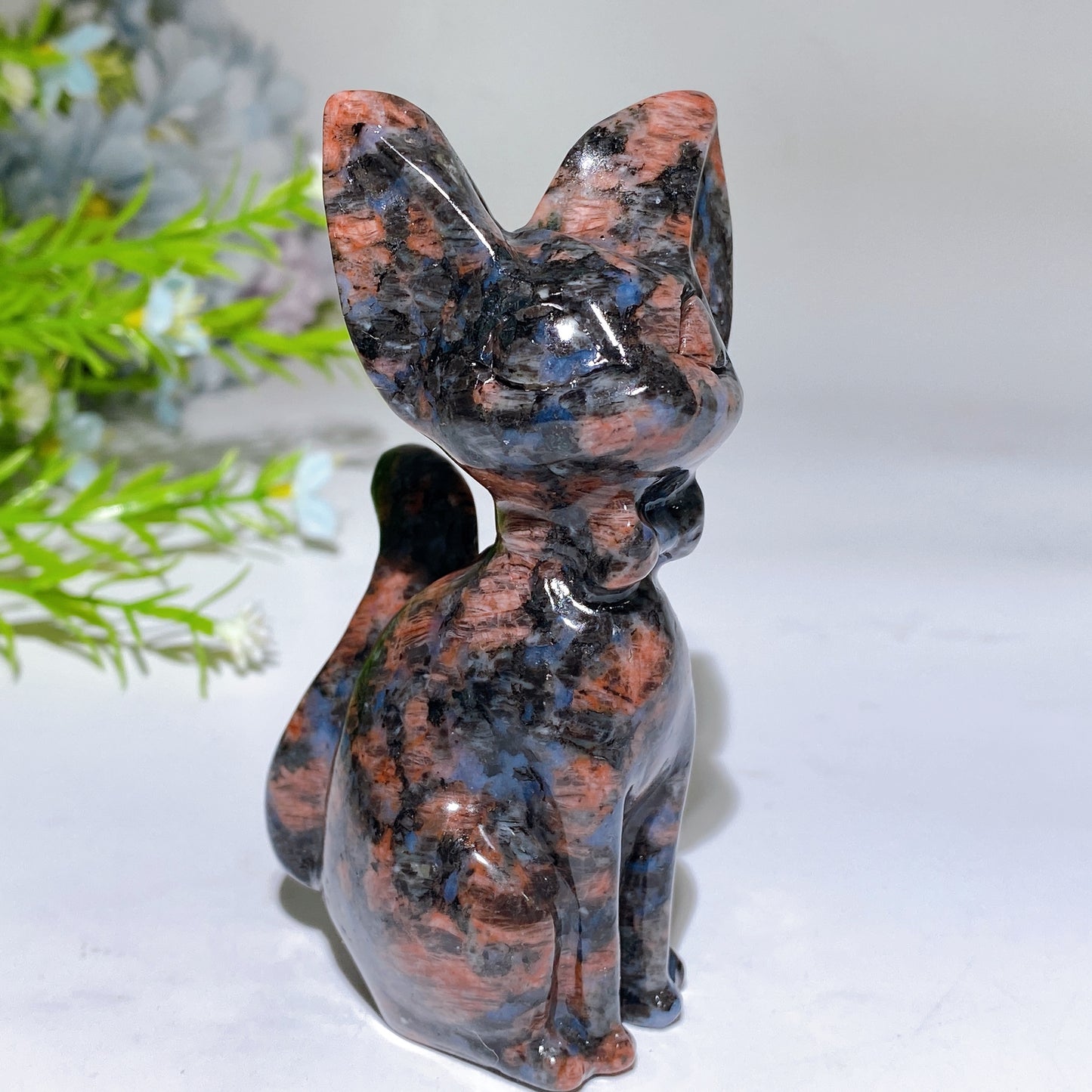 3.9" Crystal Cat Carving Crystal Healing Bulk Wholesale
