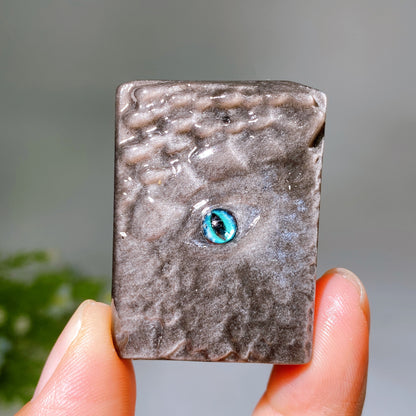 1.6" Natural Crystal Dragon Book Carving Crystal Healing Bulk Wholesale