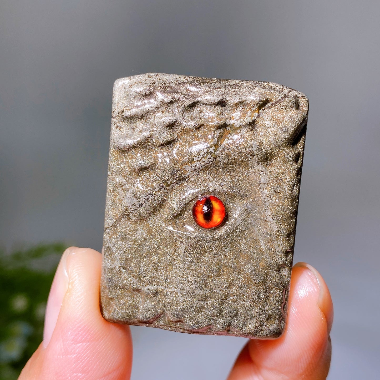 1.6" Natural Crystal Dragon Book Carving Crystal Healing Bulk Wholesale