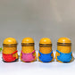 2.7" Yellow Jade Minion with Painting Carving Crystal Healing Bulk Wholesale