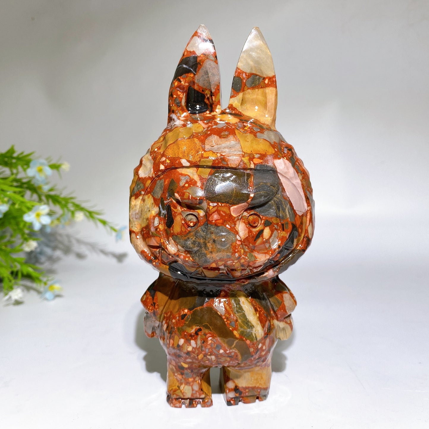 18cm Crystal Labubu Carving Crystal Healing Bulk Wholesale