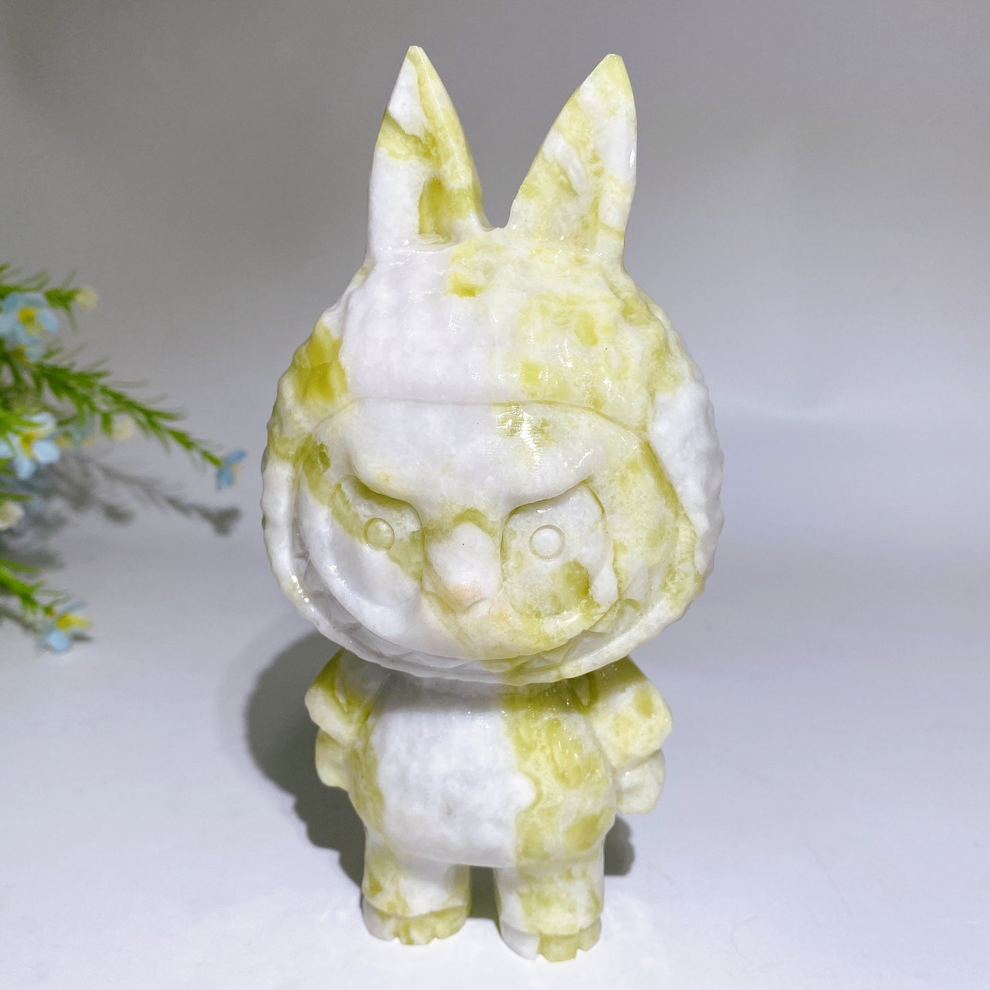 18cm Crystal Labubu Carving Crystal Healing Bulk Wholesale