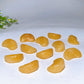 1.8" Orange Calcite Orange Segnment Fruit Carving Crystal Healing Bulk Wholesale