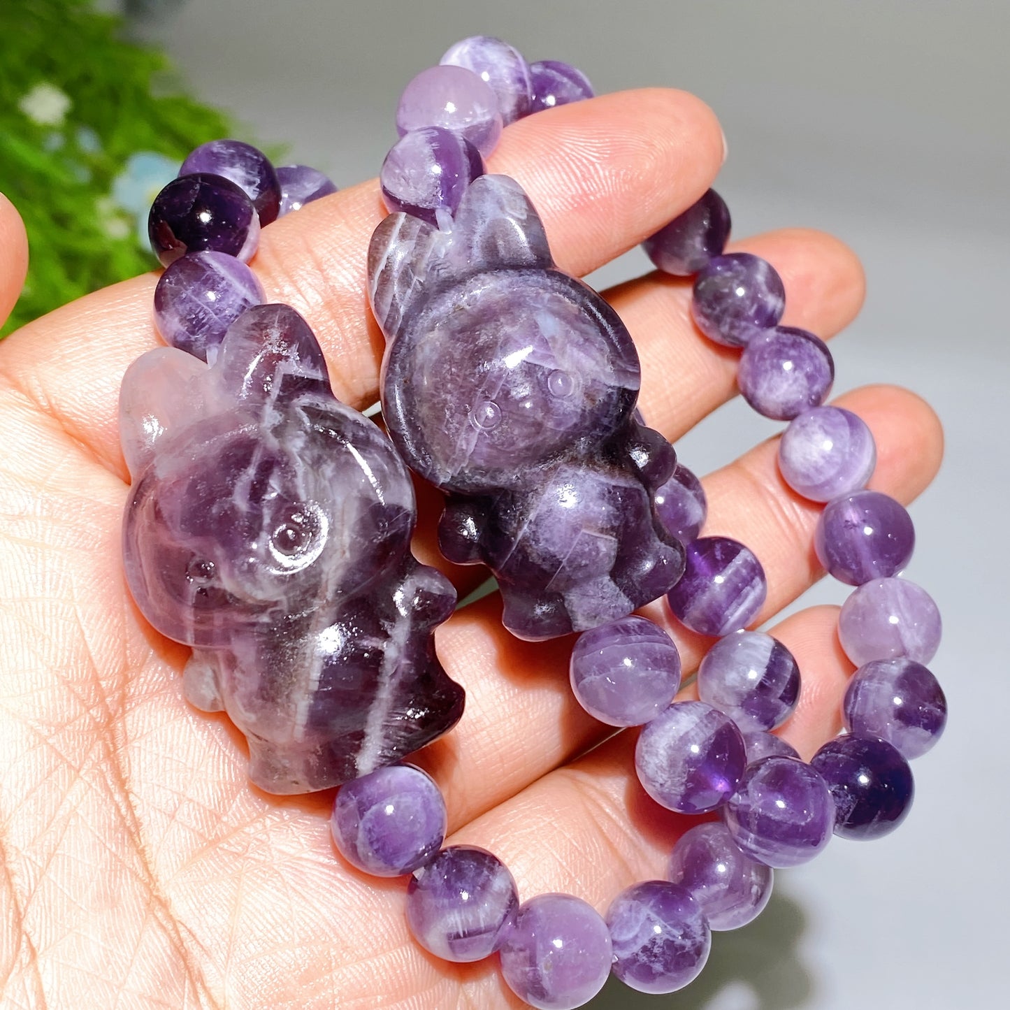 10mm Crystal Labubu Bracelet Crystal Healing Bulk Wholesale