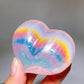 2.4" Aura Crystal Peach Heart Carving Crystal Healing Bulk Wholesale