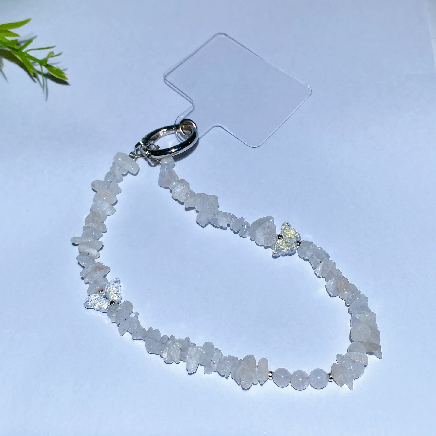 15cm Natural Gemstone Crystal Chips Phone Charm Crystal Healing Bulk Wholesale