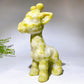 20cm Hand Carved Orange Calcite Serpentine Giraffe Crystal Healing Bulk Wholesale