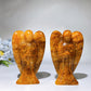 3.8" Golden Healer Angel Carving Crystal Healing Bulk Wholesale