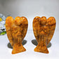 3.8" Golden Healer Angel Carving Crystal Healing Bulk Wholesale