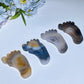 3.8" Druzy Agate Foot Carving Crystal Healing Bulk Wholesale