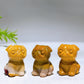1.0" Natural Gemstone Mookite Dog Carving Crystal Healing Bulk Wholesale