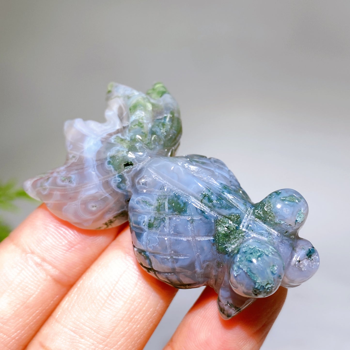 2.1" Natural Gemstone Golden Fish Carving Crystal Healing Bulk Wholesale