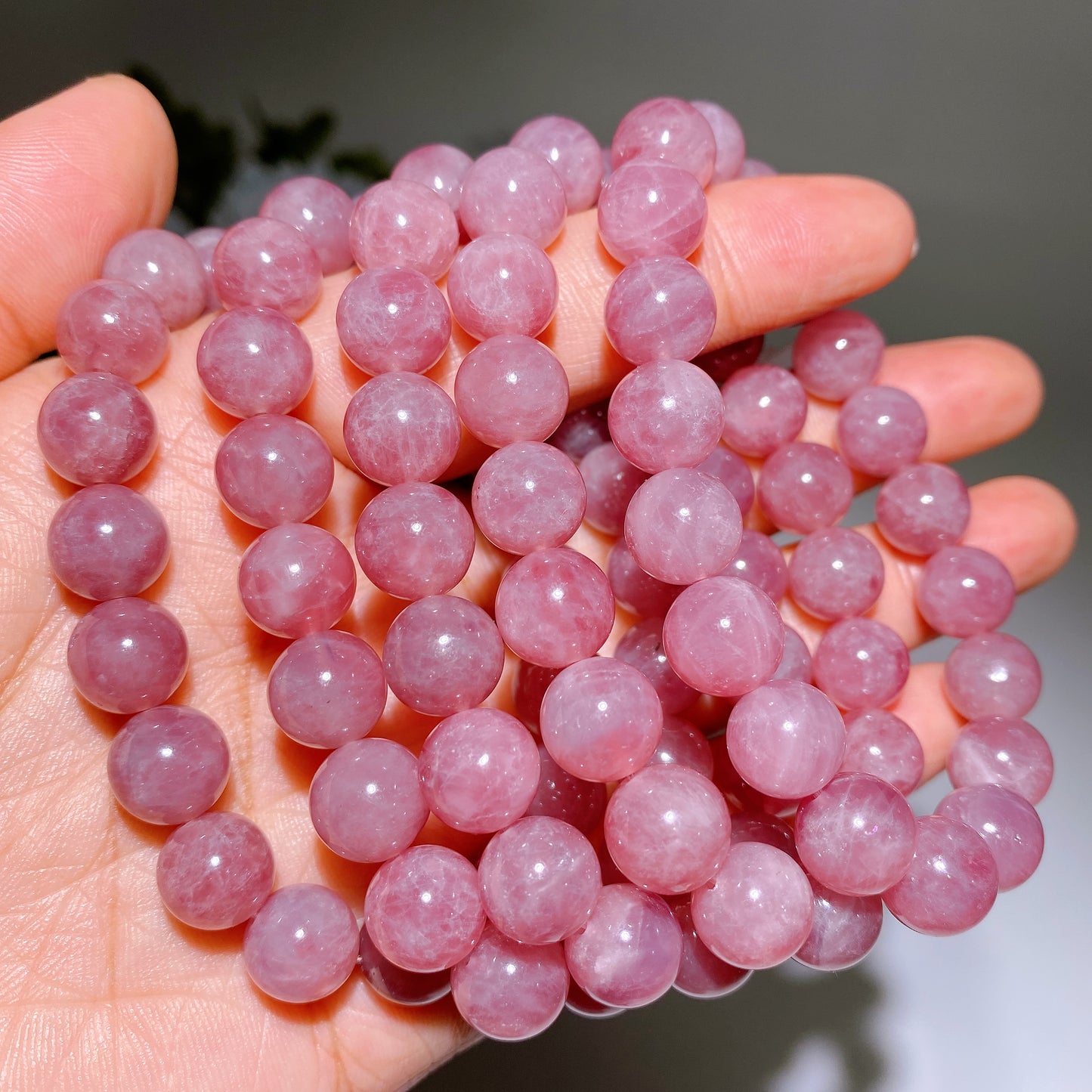 10mm Madagascar Rose Quartz Bracelet Crystal Healing Bulk Wholesale