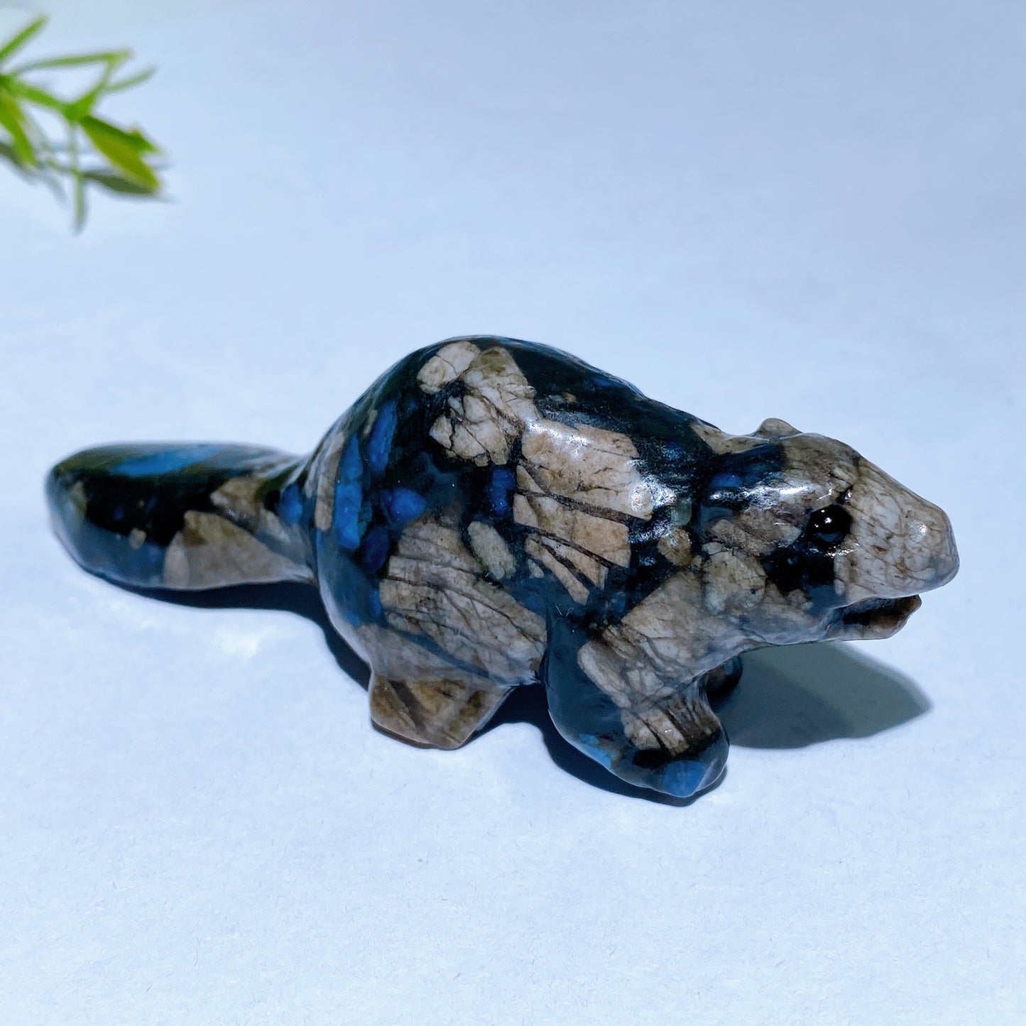3.0" Natural Crystal Beaver Carving Crystal Healing Bulk Wholesale