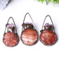 3" Carnelian Amethyst Pendant For Necklace