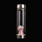 Crystal Chips Glass Bottle