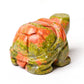 1.5" Unakite Crystal Carving Animal Bulk Turtle Best Crystal Wholesalers