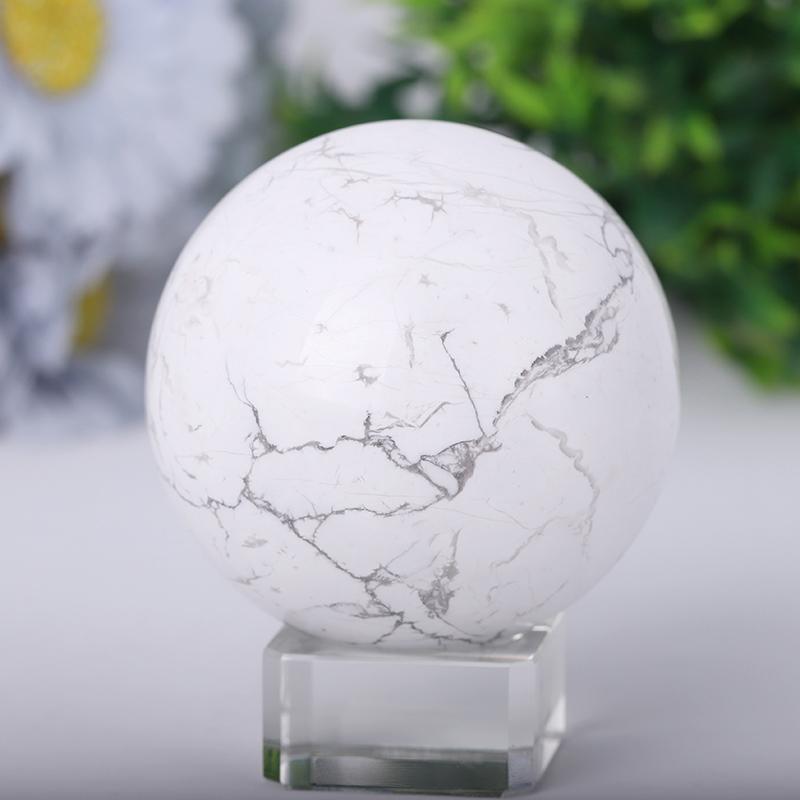 2.0"-4.0" Howlite Sphere Best Crystal Wholesalers
