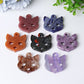 2" Fox Face Crystal Carvings Animal Bulk Best Crystal Wholesalers