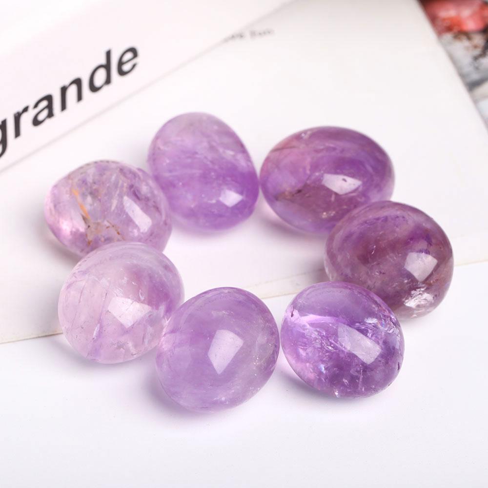 Amethyst Tumbled Stones in Bulk- Free shipping