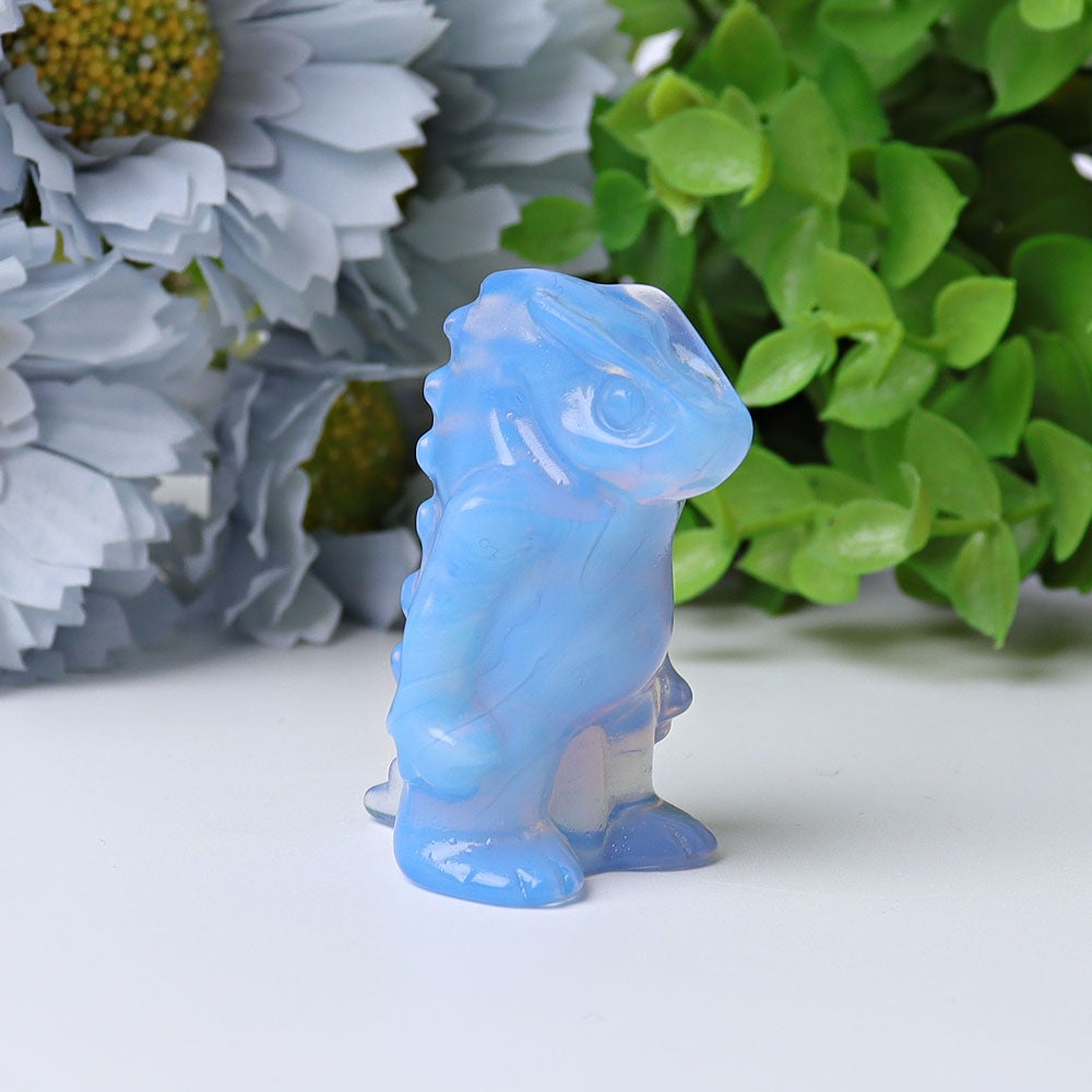 1.88" Blue Opalite Dinosaur Crystal Carving Best Crystal Wholesalers