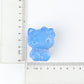 1.9" Blue Opalite Hello Kitty Cat  Crystal Carving Cartoon Bulk Best Crystal Wholesalers