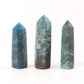 Set of 3 Blue Apatite Towers Points Bulk Best Crystal Wholesalers