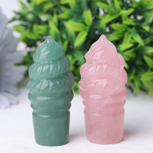 2.75" Ice Cream Crystal Carvings Model Bulk Best Crystal Wholesalers