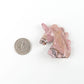 2" Rhodonite Crystal Carving Unicorn Best Crystal Wholesalers