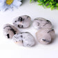 2.0" Black Tourmaline Heart Shape Crystal Carvings Best Crystal Wholesalers