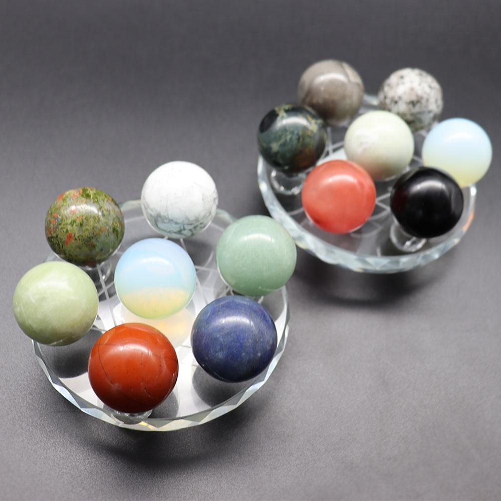 1.2”Gemstone Round Loose Beads Wholesale Natural Stone Beads Best Crystal Wholesalers