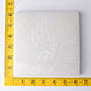6" Square Selenite Coaster with Chakra Hand Printing Best Crystal Wholesalers