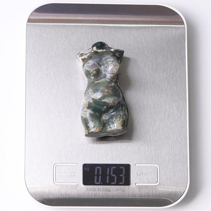 3" Moss Agate Crystal Model Carvings Best Crystal Wholesalers