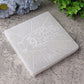 6" Square Selenite Coaster with Chakra Hand Printing Best Crystal Wholesalers