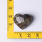 2.0-2.5"Dragon Blood Stone Heart Shape Crystal Carvings Best Crystal Wholesalers