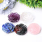 2" Rose Flower Crystal Carvings Plants Bulk Best Crystal Wholesalers