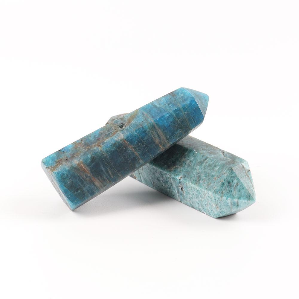 Set of 3 Blue Apatite Towers Points Bulk Best Crystal Wholesalers