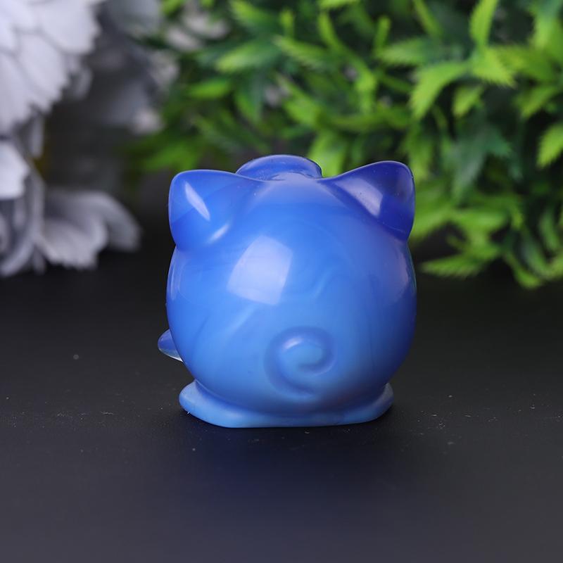 2" Blue Opalite Crystal Jigglypuff Carvings Best Crystal Wholesalers