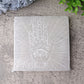 6" Square Selenite Coaster with Chakra Hand Printing Best Crystal Wholesalers