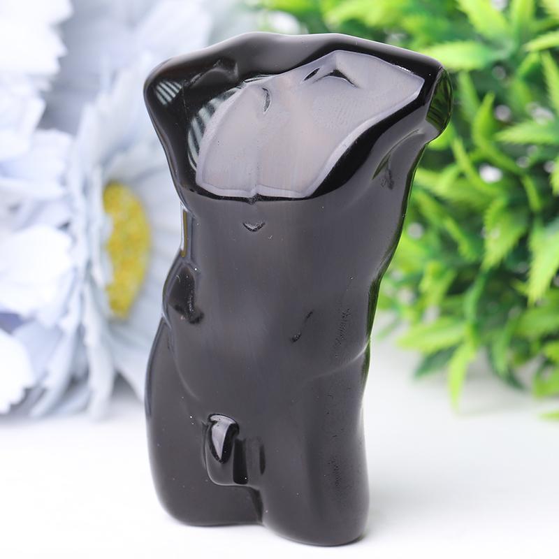 2.0-3.0" Black Obsidian Crystal Model Carvings Best Crystal Wholesalers