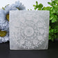 3.8" Square Selenite Coaster with Printing Best Crystal Wholesalers