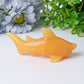 4" Honey Calcite Shark Crystal Carvings Animal Bulk Best Crystal Wholesalers