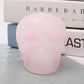 Pink Calcite Skull Carvings