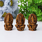 1.9" Tiger's Eye Ganesha Crystal Carving Best Crystal Wholesalers