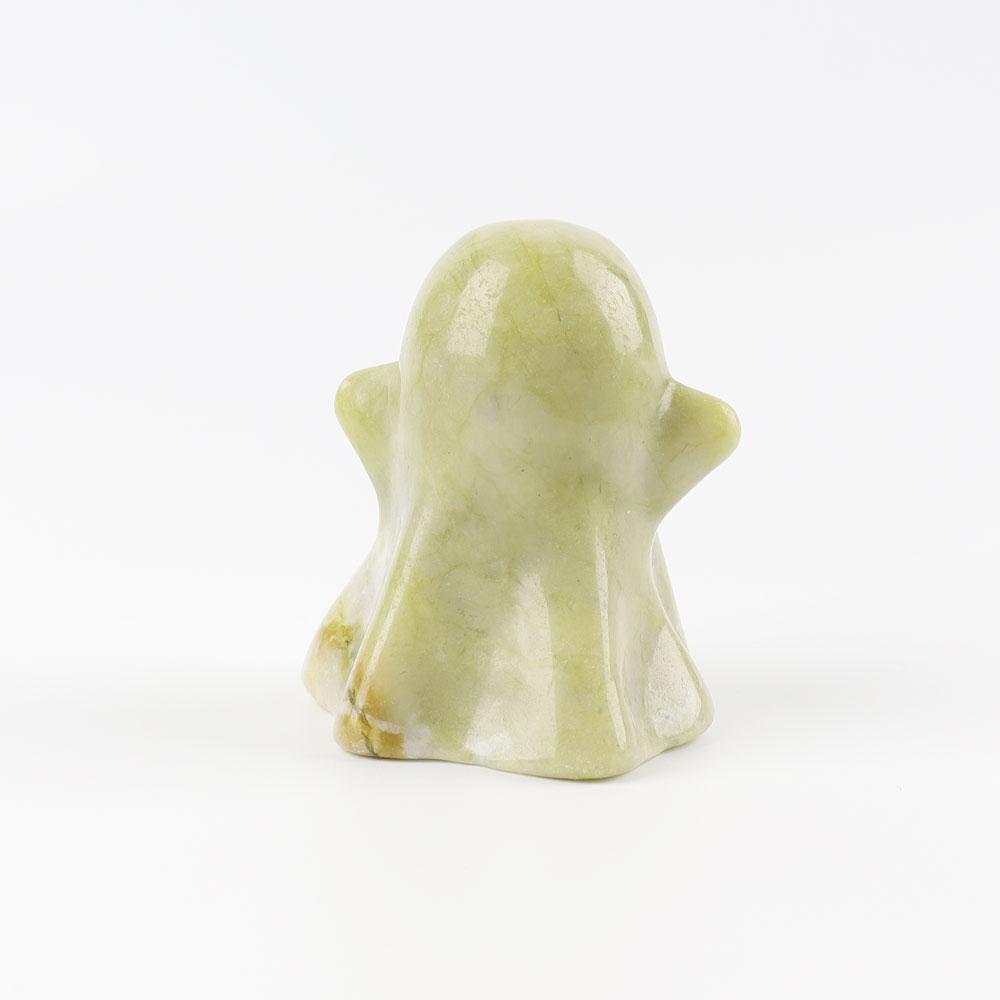 2" Hand Carved Serpentine Ghost