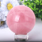 2.0"-4.5" Rose Quartz Sphere Best Crystal Wholesalers