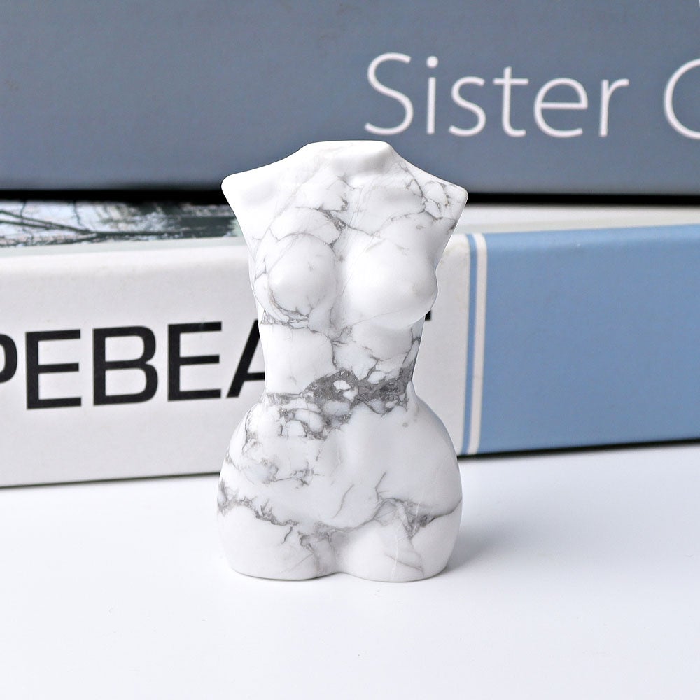 2.64" Howlite Crystal Model Carving Best Crystal Wholesalers