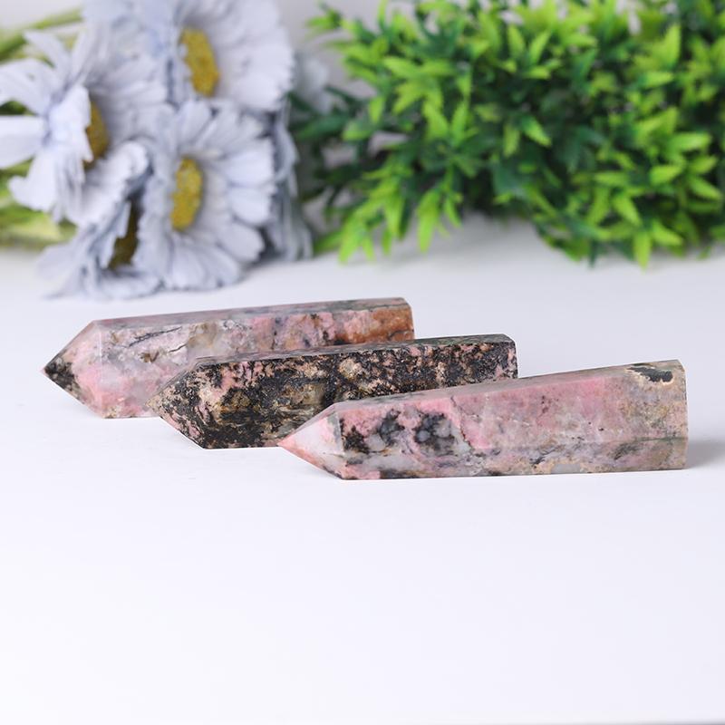 Rhodonite Towers Points Bulk for Decoration Best Crystal Wholesalers