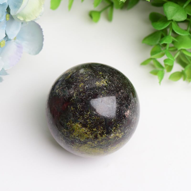 2.0"-3.0" Dragon Blood Stone Crystal Sphere Bulk Crystal wholesale suppliers
