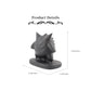 2" Black Obsidian Gengar Carving